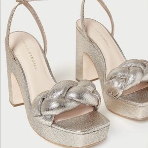 Loeffler Randall Fae Prosecco Platform Heel NIB